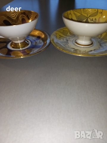 Сто годишни  баварски порцеланови чаши, снимка 9 - Чаши - 44385840