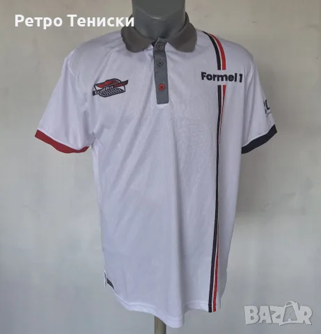Тениска (T-shirt #1) Grand Prix Tours — Мъже размер L Бяло