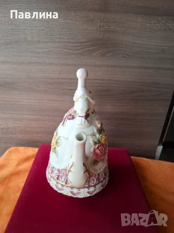 Порцеланов чайник, снимка 6 - Аксесоари за кухня - 50211654