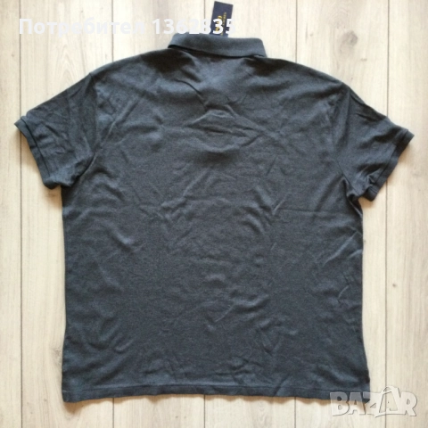 НОВА оригинална сива тениска с яка POLO RALPH LAUREN размер XXL от САЩ, снимка 7 - Тениски - 51903025