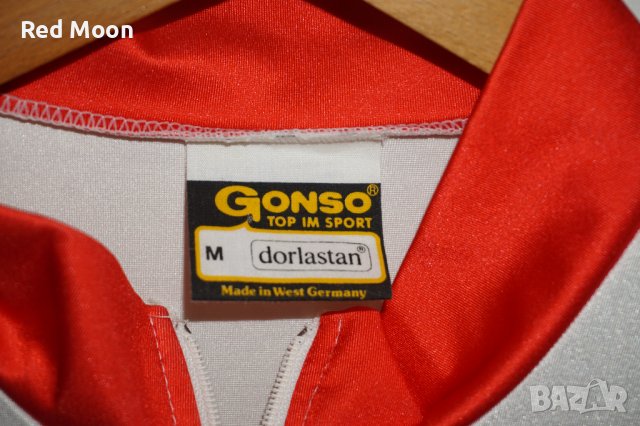 Vintage Мъжка колоездачна тениска Jersey Gonso Made in West Germany от 1980-1990г Размер M, снимка 4 - Спортна екипировка - 41761250