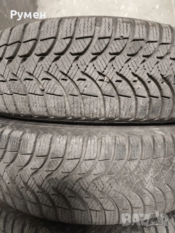 Гуми Michelin Alpin 14 ц. с джанти за Wv груп 5/100, снимка 2 - Гуми и джанти - 51063089