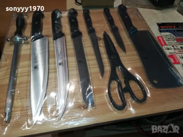 КОМПЛЕКТ НОЖОВЕ С ДЪСКА САТЪР МАСАТ ОТ ГЕРМАНИЯ 2705251118, снимка 11 - Колекции - 50441569