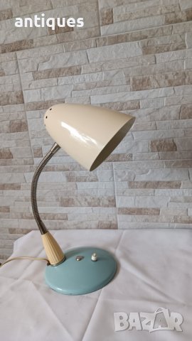Метална полска лампа за бюро №19 - настолна - Антика, снимка 7 - Антикварни и старинни предмети - 40890037