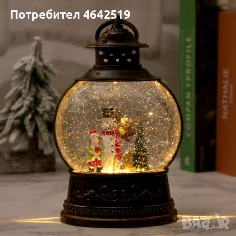 Коледен снежен глобус, снимка 2 - Декорация за дома - 52336788