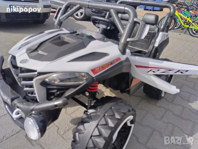 SAFARI двуместен акумулаторен джип JAKARTA 4x4 бял, снимка 2 - Детски велосипеди, триколки и коли - 53569389