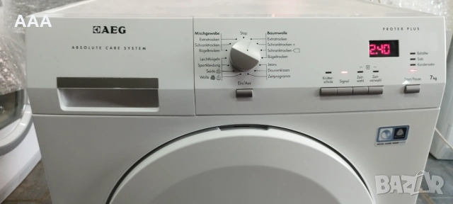 Сушилня AEG A++ 7кг. внос от Германия, снимка 5 - Сушилни - 53634695
