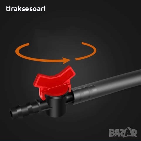 10L/Min Ръчна помпа за гориво с маркуч и кранче, снимка 3 - Аксесоари и консумативи - 41667723