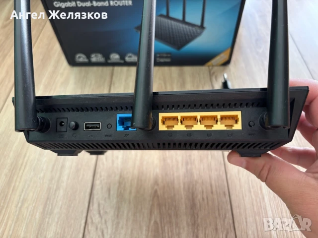 Рутер ASUS - RT-AC66U, 1.5Gbps, снимка 3 - Рутери - 50724287