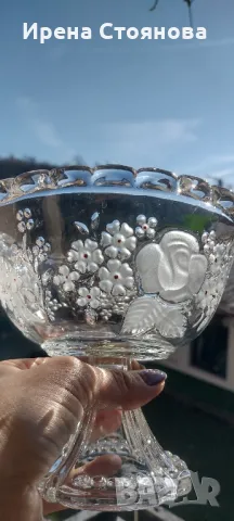 Фруктиера/бонбониера Walther Glas, серия Annette, кристалин., снимка 8 - Чинии - 48096055