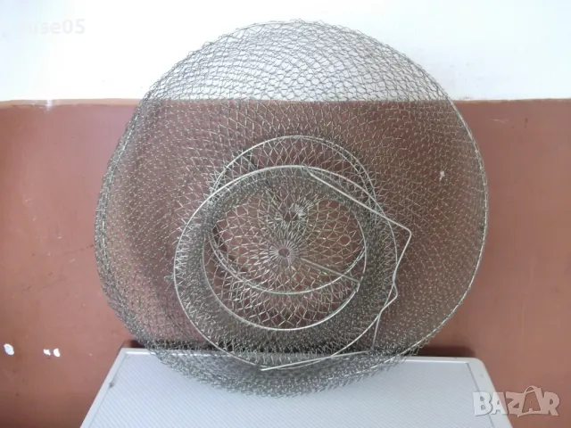 Живарник сгъваем метален рибарски нов - 1, снимка 8 - Екипировка - 50422152