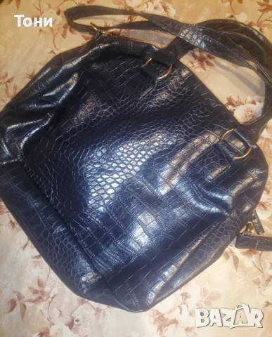 CARLA FAUSTINI Оригинал Нова Кожена Дамска Чанта , снимка 10 - Чанти - 53729403