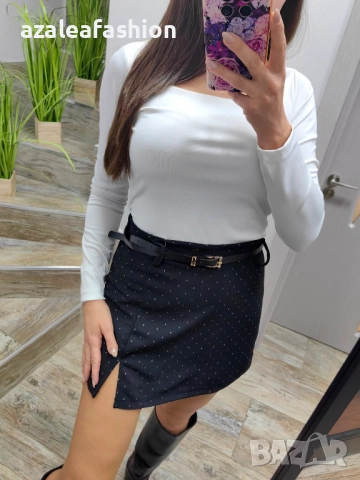 Дамски сет блуза и пола с панталонки, снимка 2 - Други - 52771404