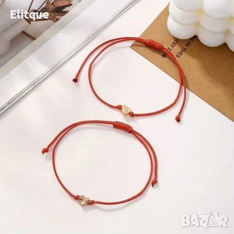 Комплект гривни Pinky Promise – символ на връзка и обещание, снимка 6 - Гривни - 53126941