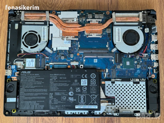  15.6' 144Hz Full HD IPS Core i5-10300H Asus TUF Gaming F15 FX506LH GTX1650 4GB Бат 6 ч - за ЧАСТИ, снимка 2 - Лаптопи за игри - 50581632