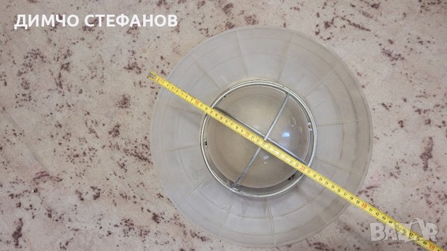 Индустриална Лампа от '80г. за бомбоубежище, бункер, снимка 6 - Антикварни и старинни предмети - 44303270