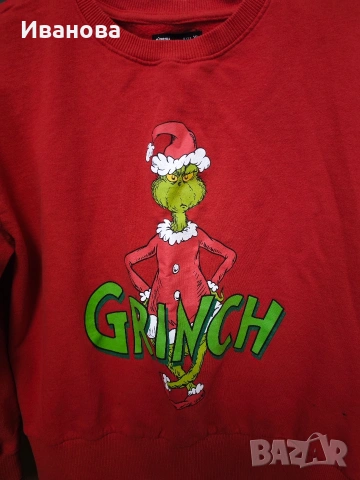 Дамска блуза Grinch, снимка 2 - Блузи с дълъг ръкав и пуловери - 53139406