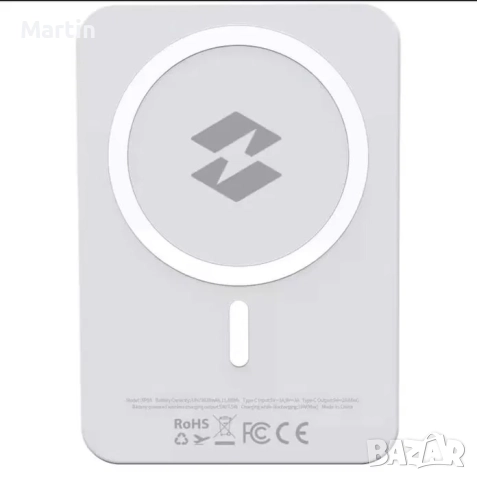 Външна батерия INFINIX 3000mAh, безжично зареждане, iPhone, Power Bank