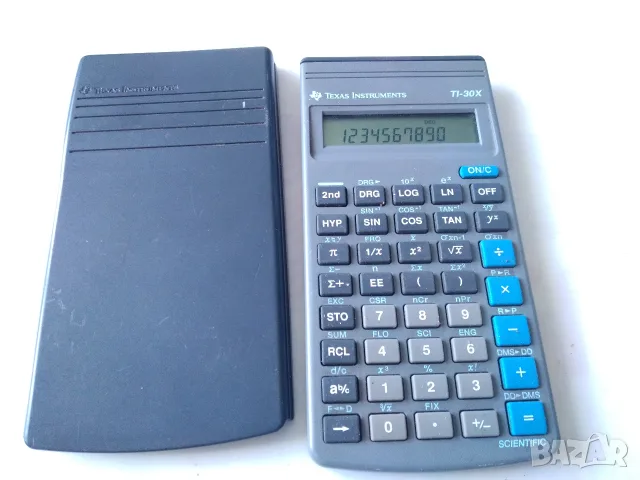 Ретро, научен калкулатор Texas Instruments TI-30X, снимка 2 - Друга електроника - 56057276