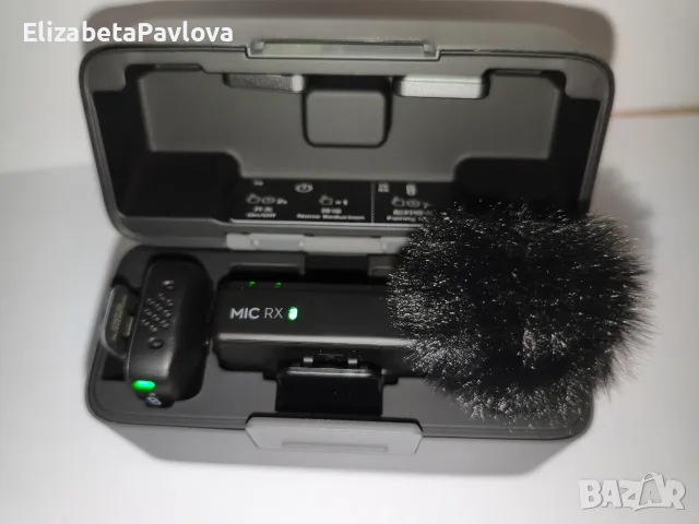 ПЪЛЕН Комплект DJI MIC Mini, 2 x Микрофон, 1 x Приемник, 1 x Станция за зареждане, снимка 5 - Микрофони - 55900918