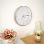 vidaXL Стенен часовник, 30 см, розово-златисто, снимка 2