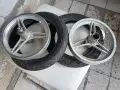 джанти 12 цола с 2 външни и 1 вътр. гума подходящи за количка, снимка 5