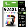 Мастилени касети Vaptech 924XL с чип за HP, комплект 4 цвята, снимка 1