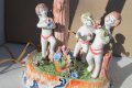 Стара порцеланова лампа, снимка 2