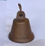 Стара бронзова камбанка, звънче, хлопка, снимка 1