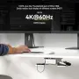 Алуминиева докинг станция Minisopuru за Mac Mini M4 с 4K@60Hz HDMI и M.2 NVMe слот до 8TB, снимка 3