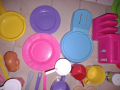 Приспособления за детска кухня,чаши,чинии,прибори,храни.:6лв за всички, снимка 9