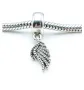 Сребърен талисман висулка перо PANDORA Feather, снимка 3
