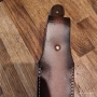 Кания за нож / 17х4.5см. кожена., снимка 1
