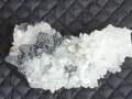 №188, Кварц, Кварцова друза с галенит, Кристали, Минерали, Родопи, Bgminerals,, снимка 1