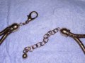 ШАРМАНТНА ВИНТИДЖ АРТ с ПОЗЛАТА ОГЪРЛИЦА от БЛАГОРОДНА СТОМАНА и ПУХЧЕТА 9308, снимка 13