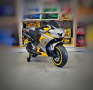 НОВО!Акумулаторен мотор Motocross с 12V батерия,кожена седалка,металик