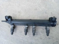 Горивна рейка с дюзи 06А90603iBT за Сеат Толедо 1.6 бензин 102к.с 2005г , снимка 2