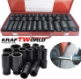 Комплект ударни вложки 35 части KraftWorld – 1/2″, 8–32 мм, шестостенни, снимка 1