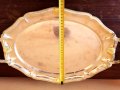 Страхотен Голям Посребрен Поднос, снимка 8