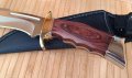 Ловен нож с месингов гард, снимка 15