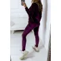 Дамски велурен комплект от три части ALL IN, 3цвята , снимка 13