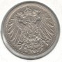 Germany-10 Pfennig-1914 A-KM# 12-Wilhelm II-small shield, снимка 2