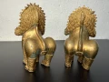Китайски бронзови кучета Foo dog №7236 , снимка 4