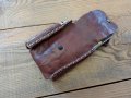 Ръчно изработена кожена табакера , снимка 4