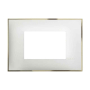 Продавам Рамка 3M Бяло със злато /блистер/ bticino Classia, снимка 1 - Други - 44556471