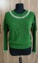 Зелен пуловер, снимка 1 - Блузи с дълъг ръкав и пуловери - 44351276