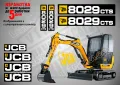 JCB 8020cts стикери надписи, снимка 6