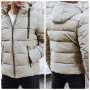 Мъжко зимно ватирано яке с качулка, 4цвята , снимка 3