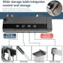 Сив душ комплект със смесител и отделни бутони тип пиано, снимка 4