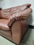 Диван двойка естествена кожа , снимка 4